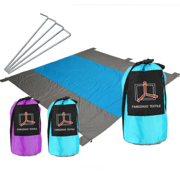 nylon pocket compact sand proof beach blanket